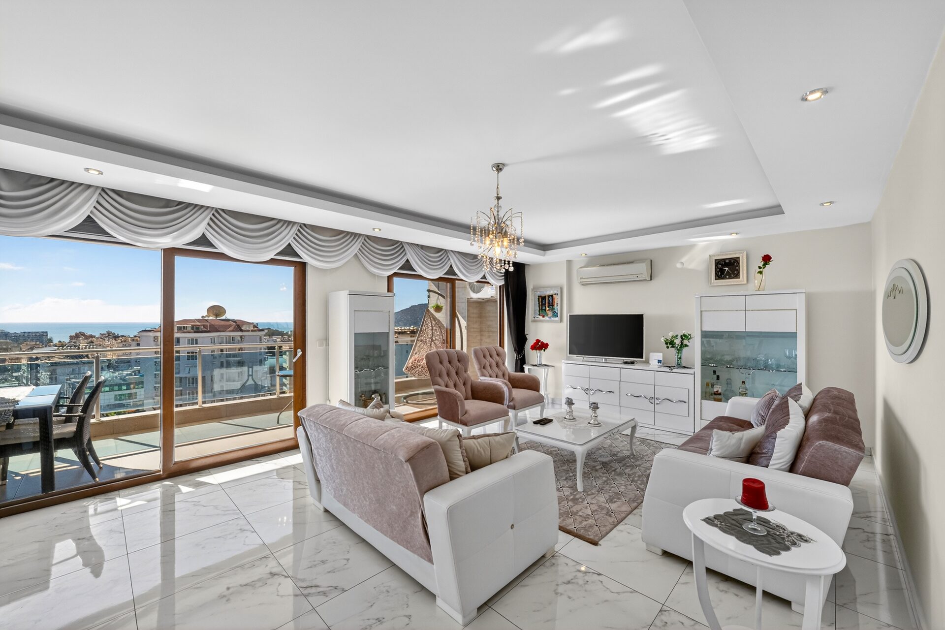 Luxury Sea View Apartment in Crystal Park 2 Residence – Alanya, Türkiye