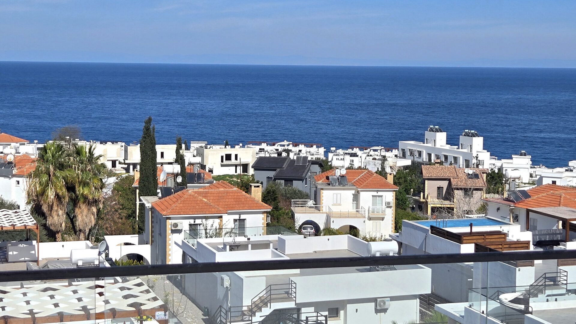 Modern Sea View 3- bedroom Villa with Private Pool in the Hills of Esentepe , North Cyprus