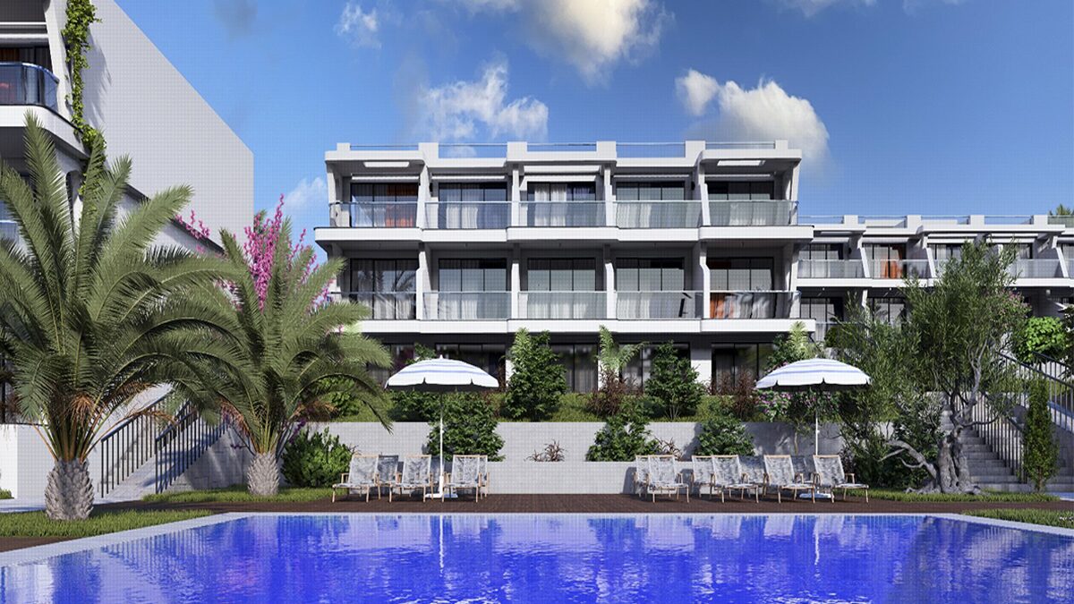 Beachfront 1-bedroom property with stunning views in Tatlısu, Northern Cyprus
